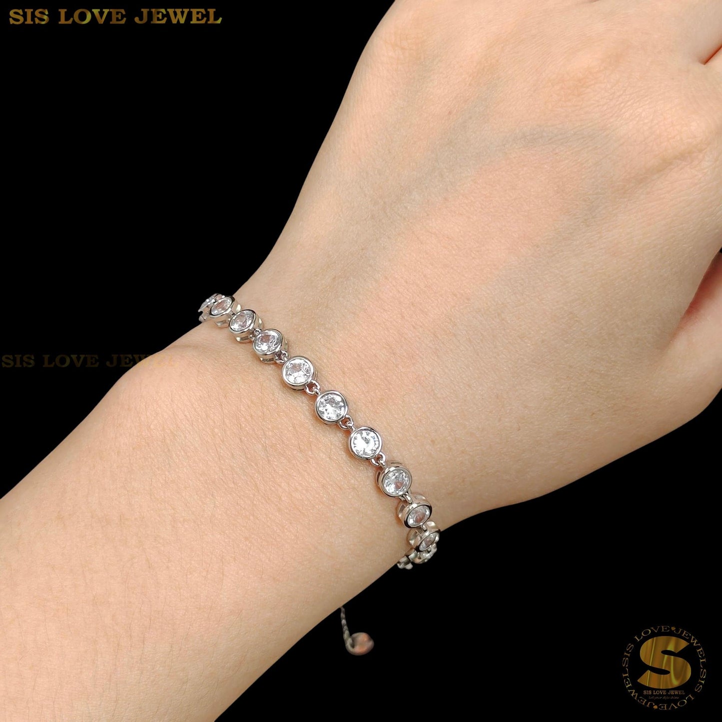 Zircon Tennis Bracelet B258