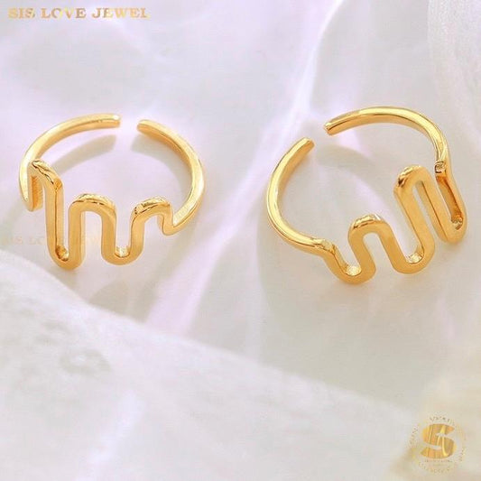 Simple Adjustable Ring R013
