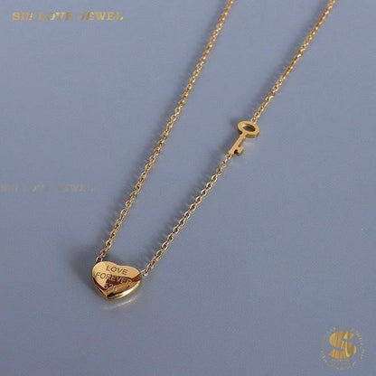 Romantic Love Key Necklace N159