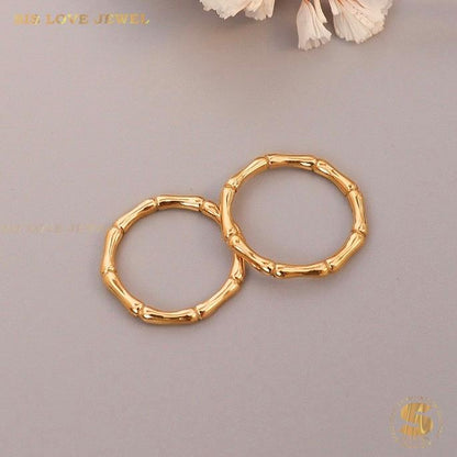 Simple Bamboo Ring R131