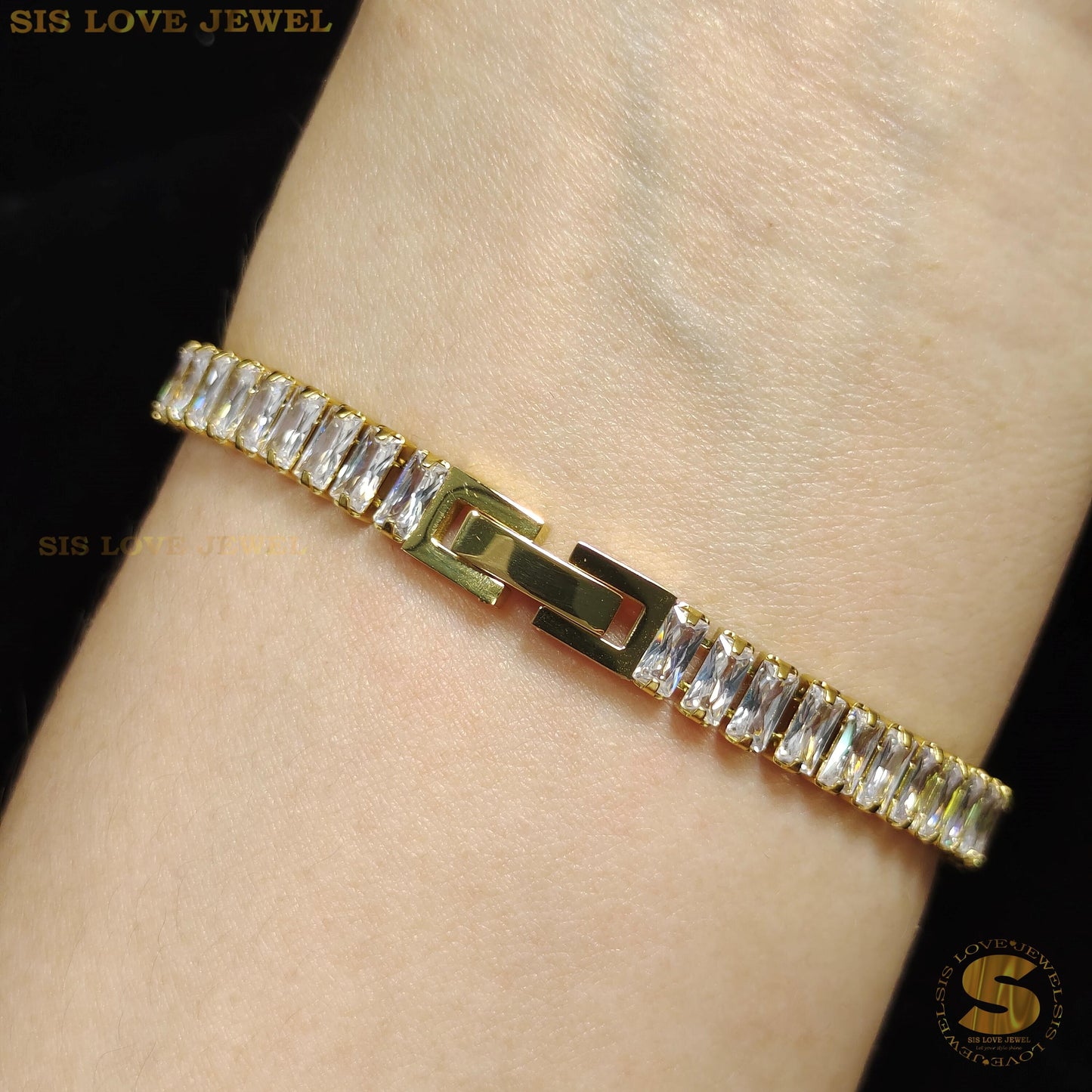 Full Zirconia Bracelet B039