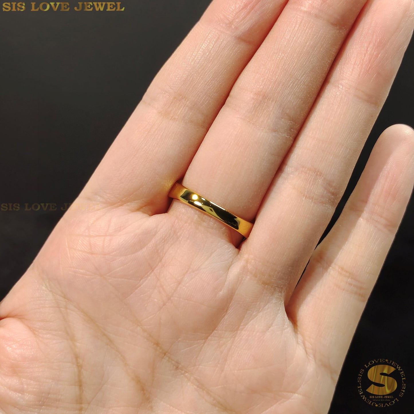 Love Inscribed Band Ring R054