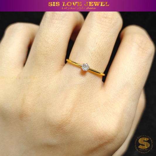 Luxe Aura Zircon Ring R053