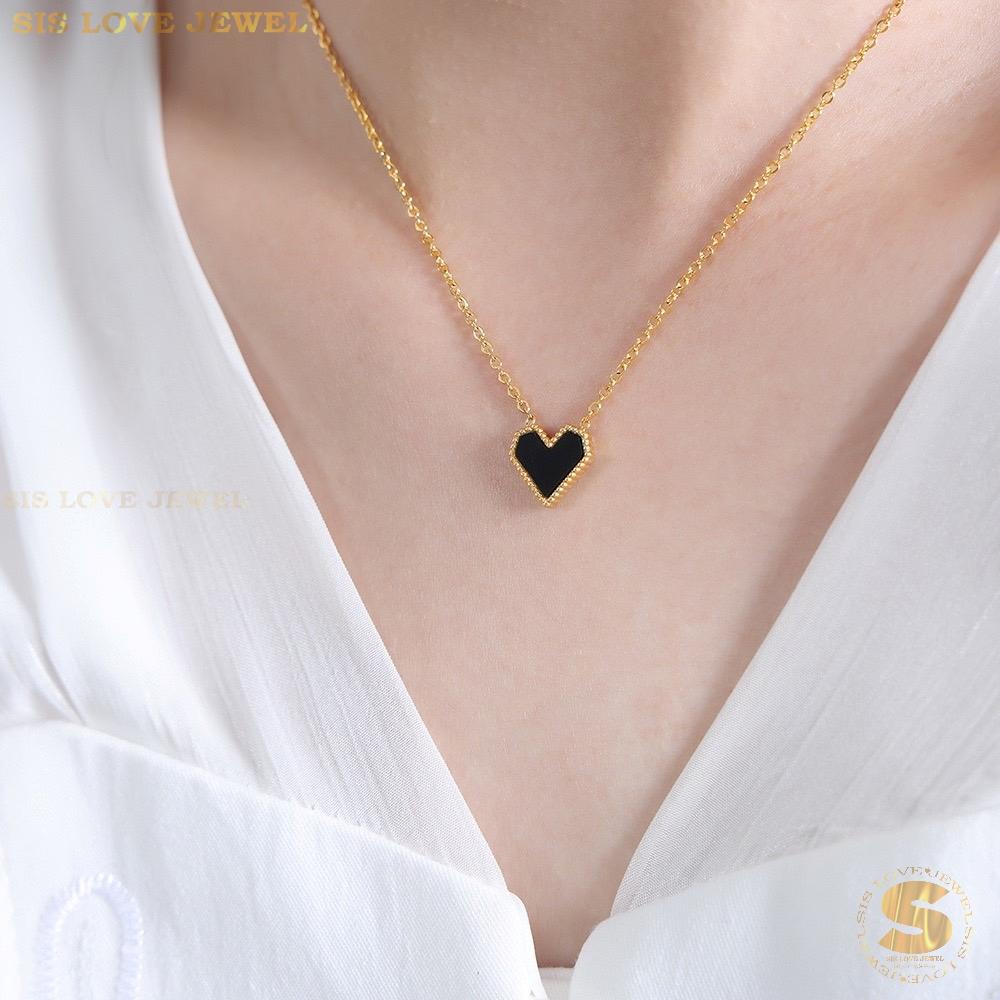 Gold Plated Love Pendant Necklace N029
