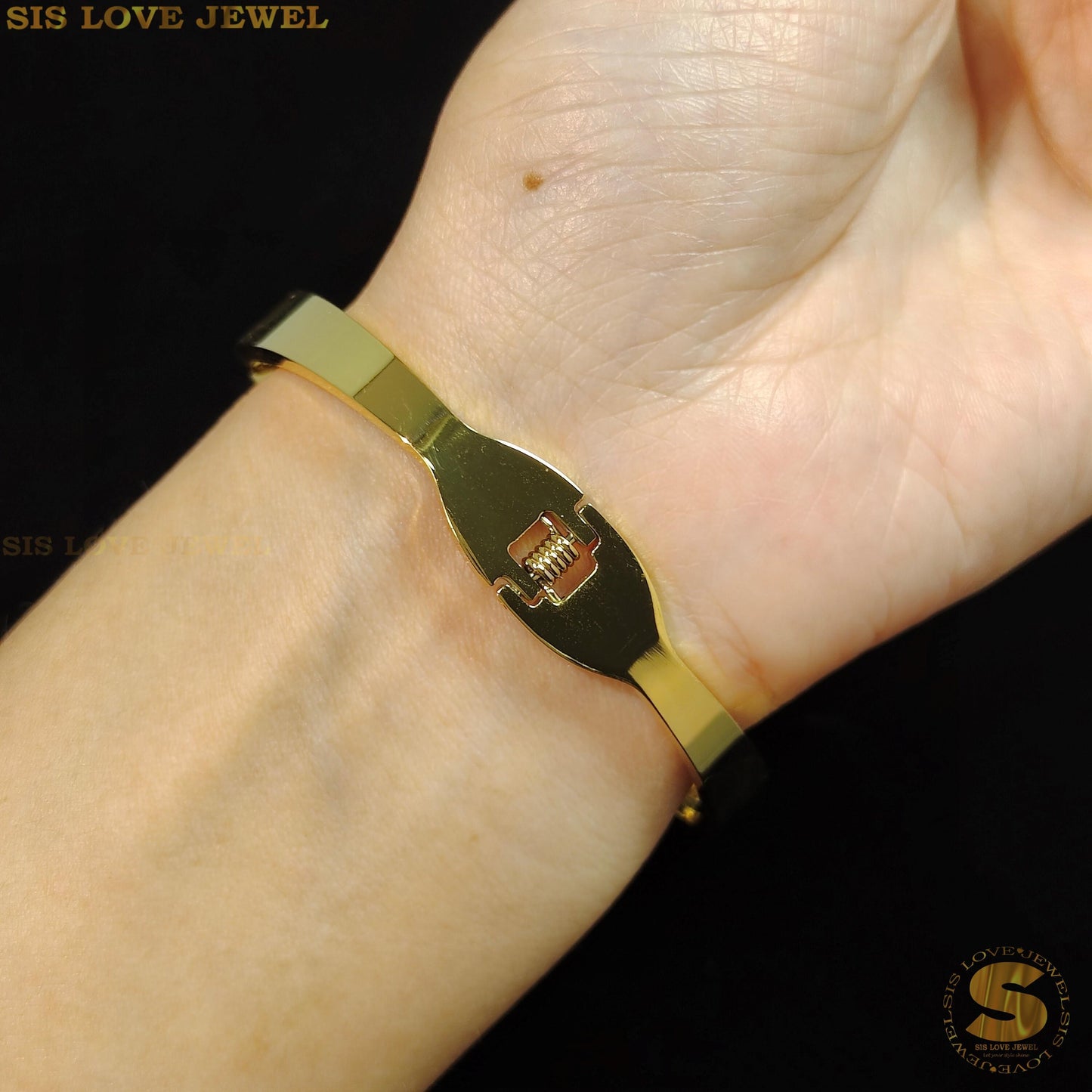 Lucky Golden Money-Tree Bangle H125