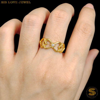 Hollow Love Adjustable Ring R106