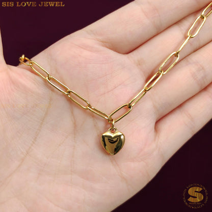 Love Paperclip Bracelet B176
