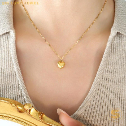 Simple Love Pendant Necklace N001