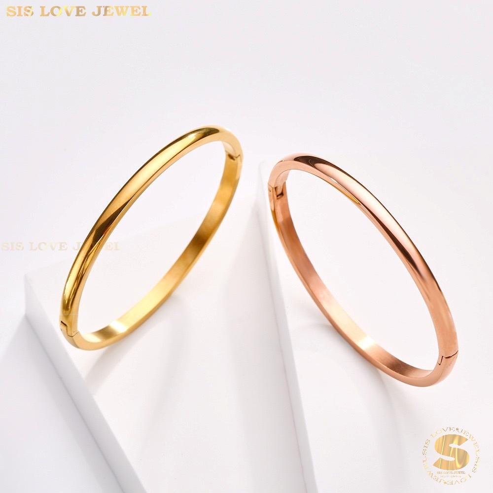 Rose Gold Promise Bangle H031 Rose Gold