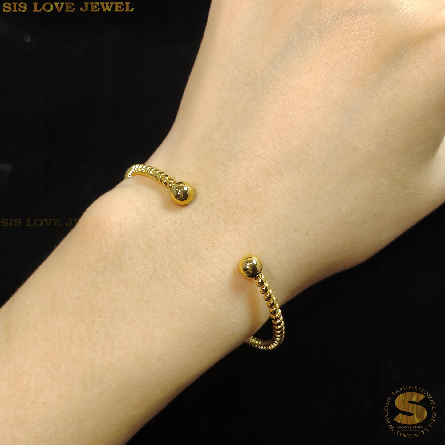 Boba Open Bangle H100