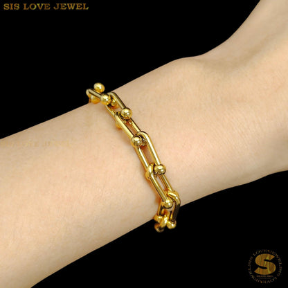 Timeless Fusion Hardware Necklace & Bracelet Set