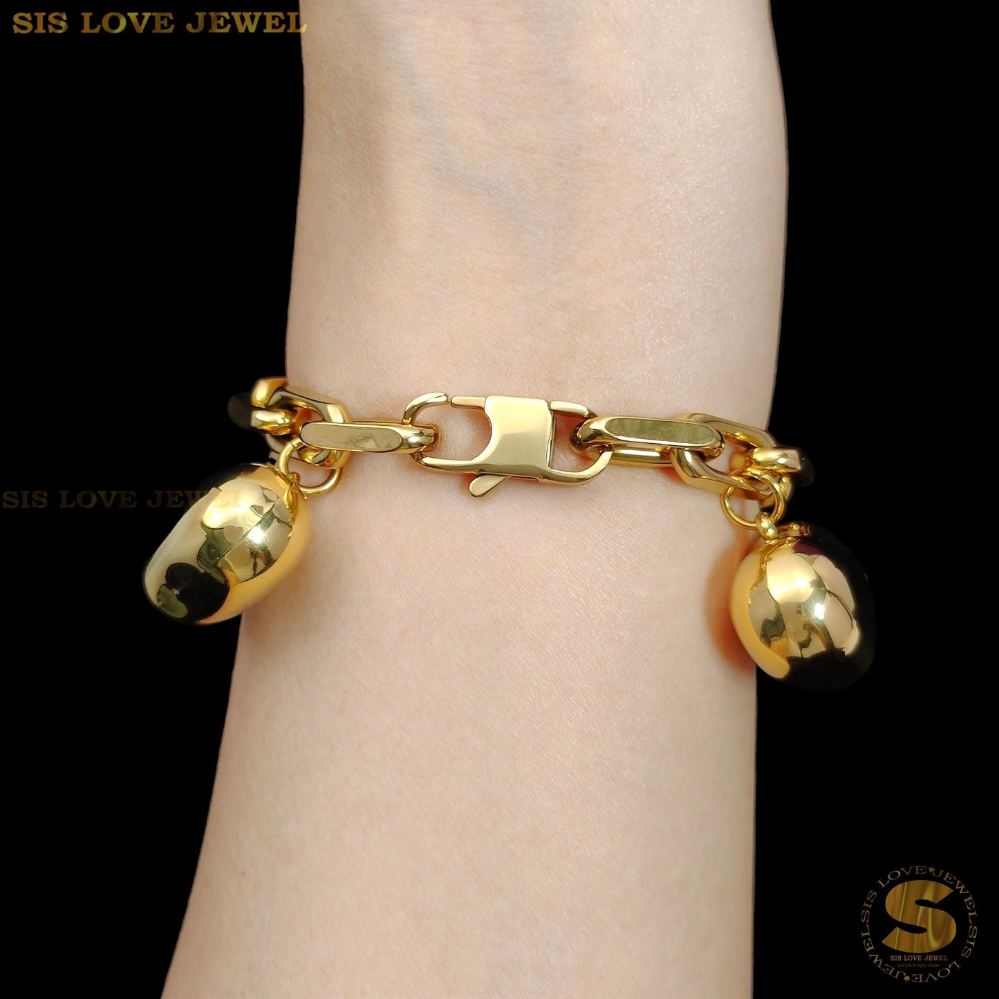 Big Love Pendant Chain Bracelet B209