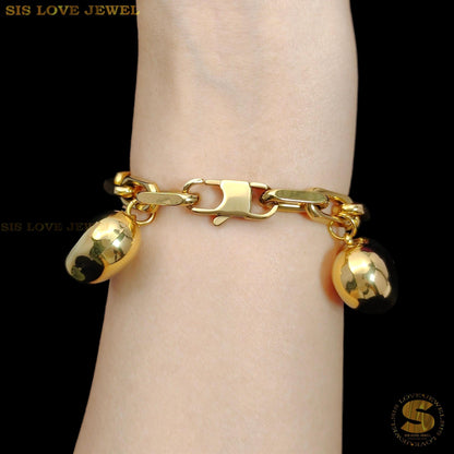 Big Love Pendant Chain Bracelet B209