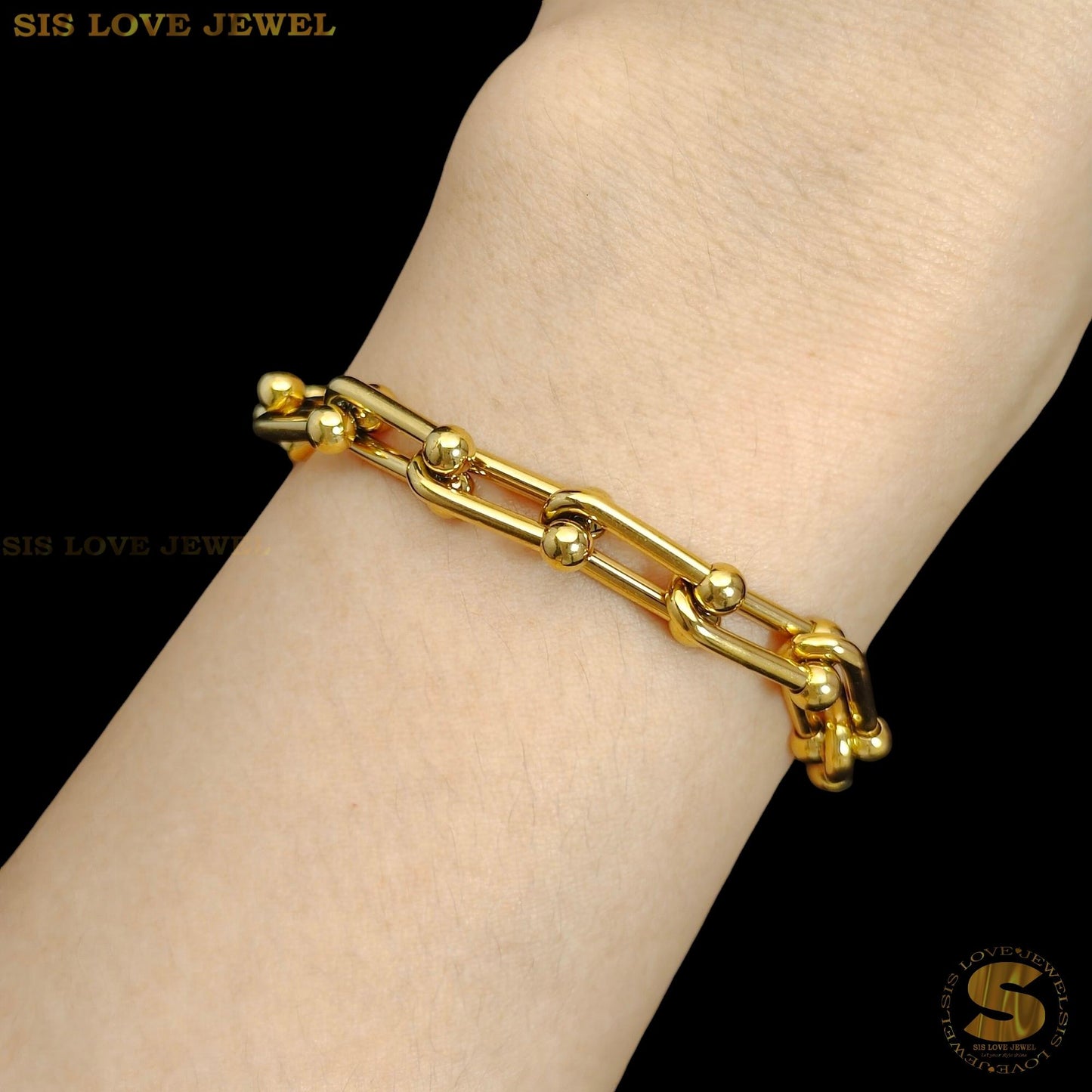 Link Chain Bracelet B026