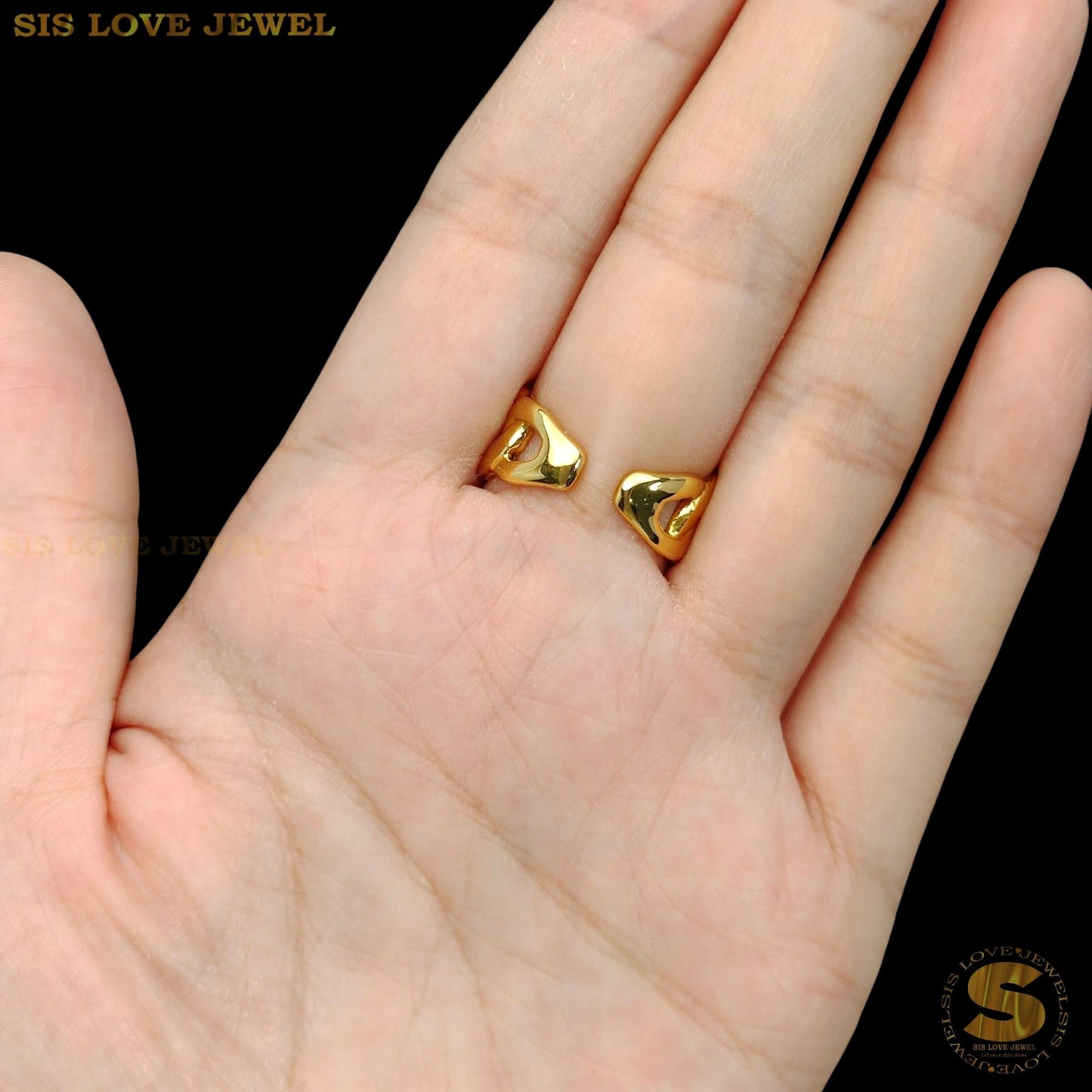 High-Shine Statement Ring R103