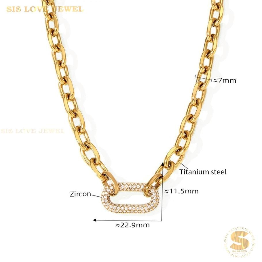 Fashion Chain Necklace & Bracelet N152