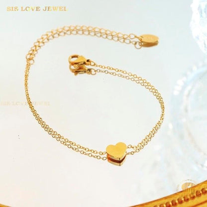 Minimalist Love Chain Bracelet B066