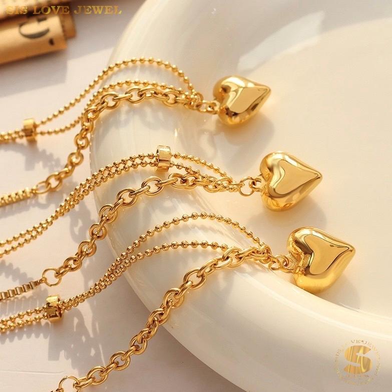 Chubby Love Gold Plated Necklace N107