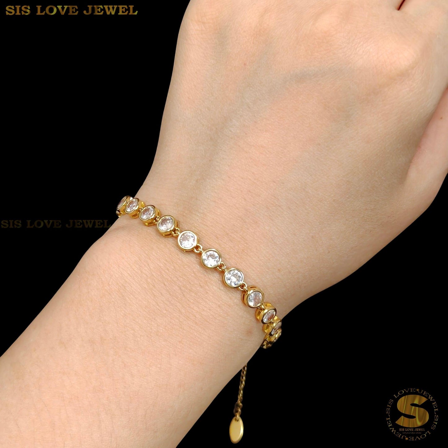 Zircon Tennis Bracelet B258