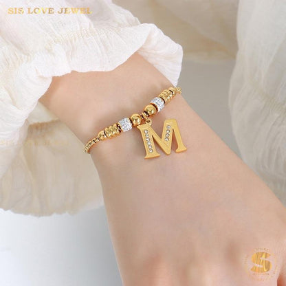 Alphabet Letters Bracelet B068