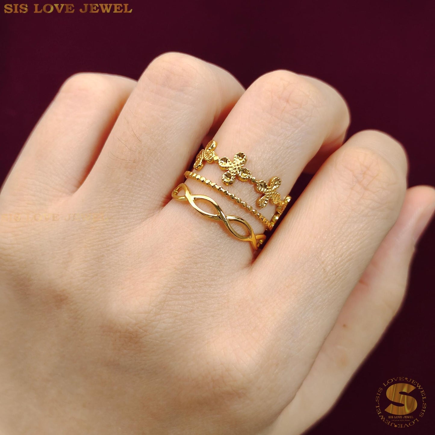 Simple Adjustable Ring R119
