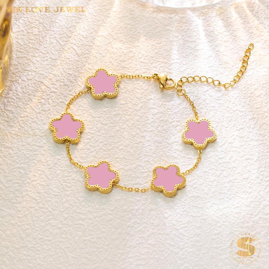 Flower Charm Bracelet B185
