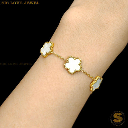 Flower Charm Bracelet B197