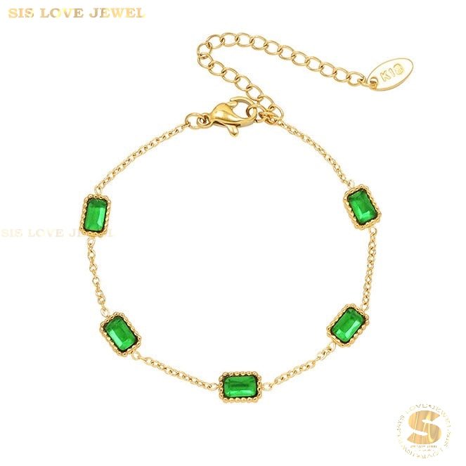 Green Zirconia Bracelet B048