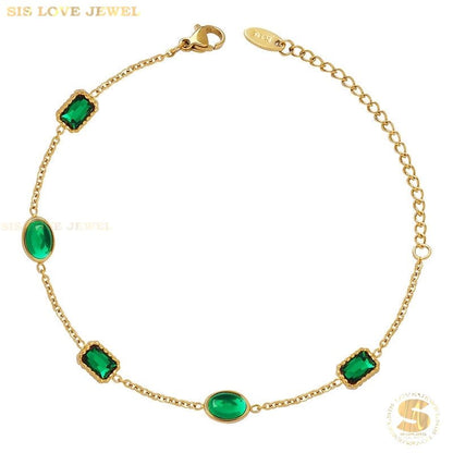 Green Zirconia Bracelet B145