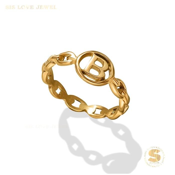 Letter B Ring R006