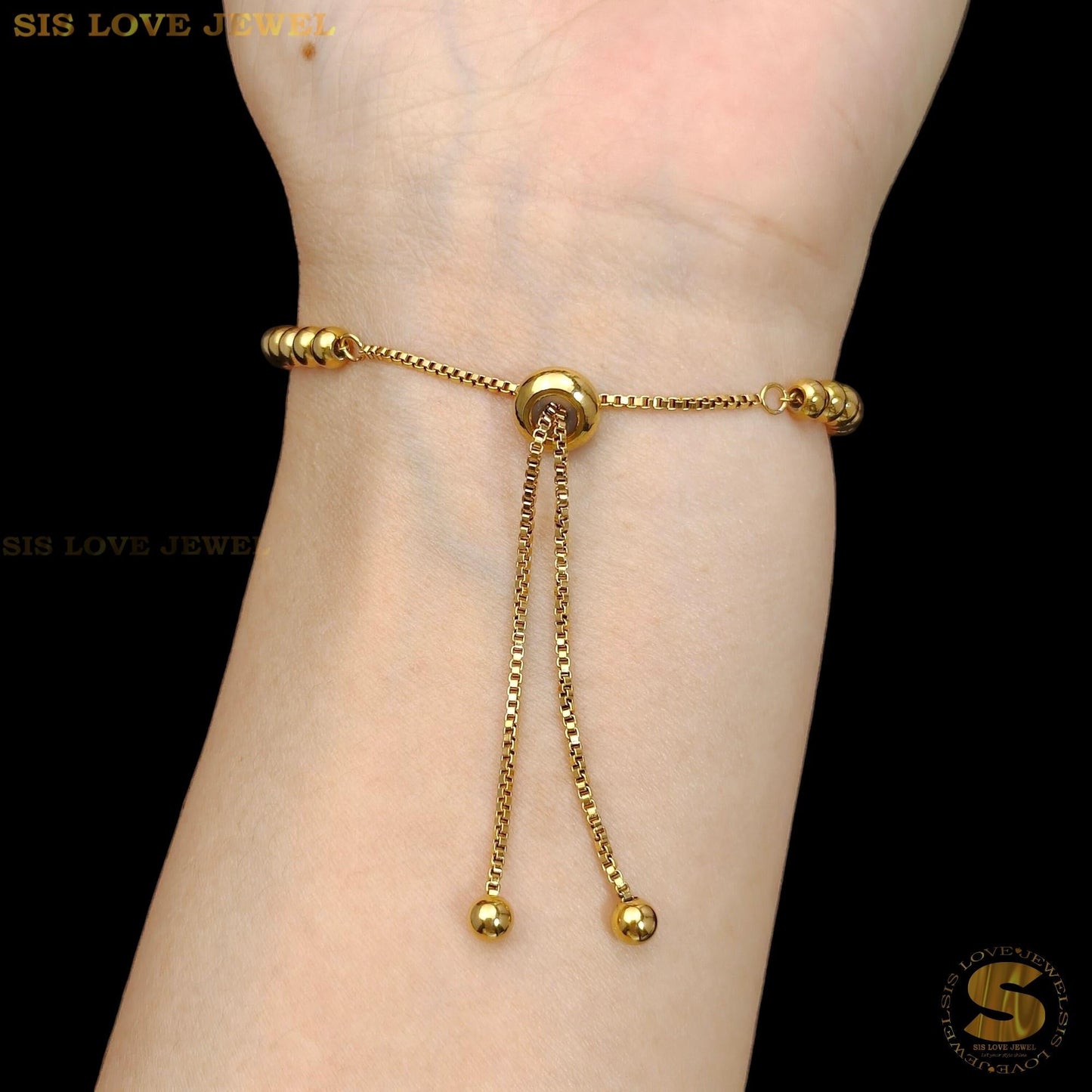 Love Boba Bead Bracelet B198