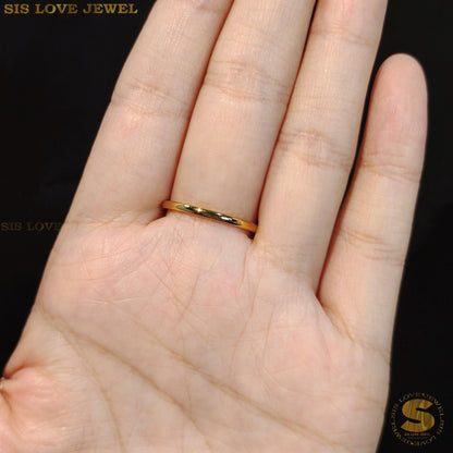Luxe Sparkle Zirconia Band Ring R097
