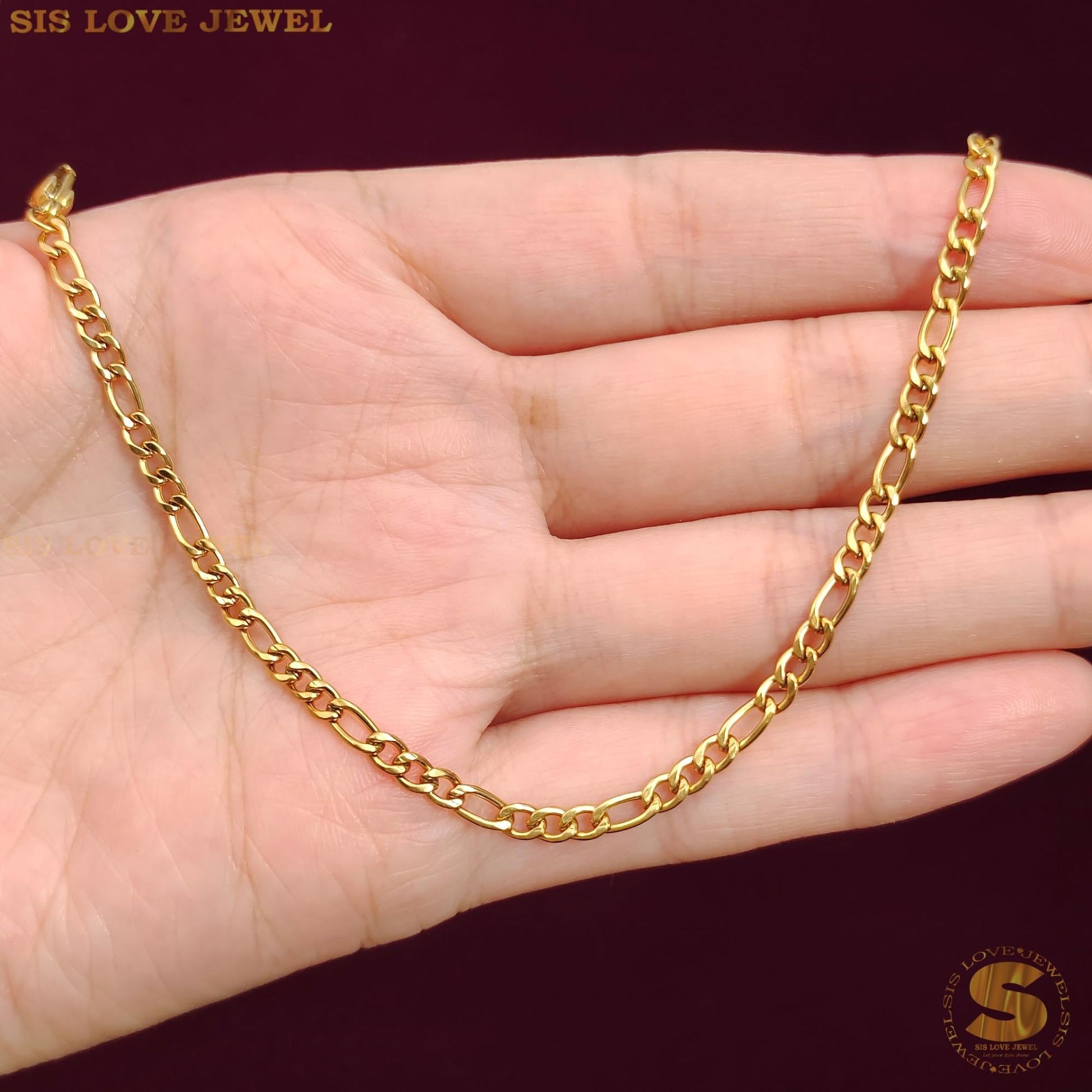 Minimalist Chain Bracelet B177