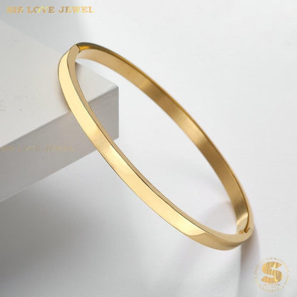 Minimalist Plain Bangle H043