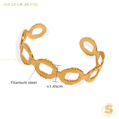 Modern Love Open Bangle H120