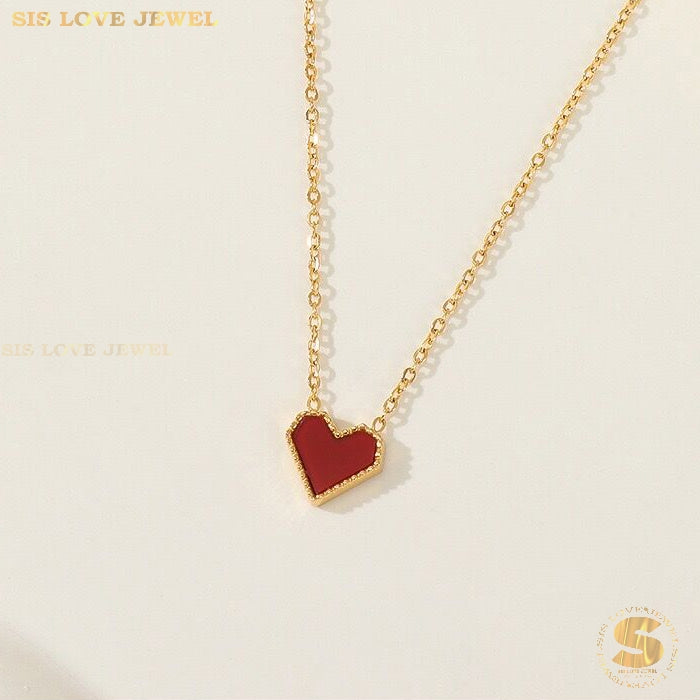 Heart Pendant Necklace N029