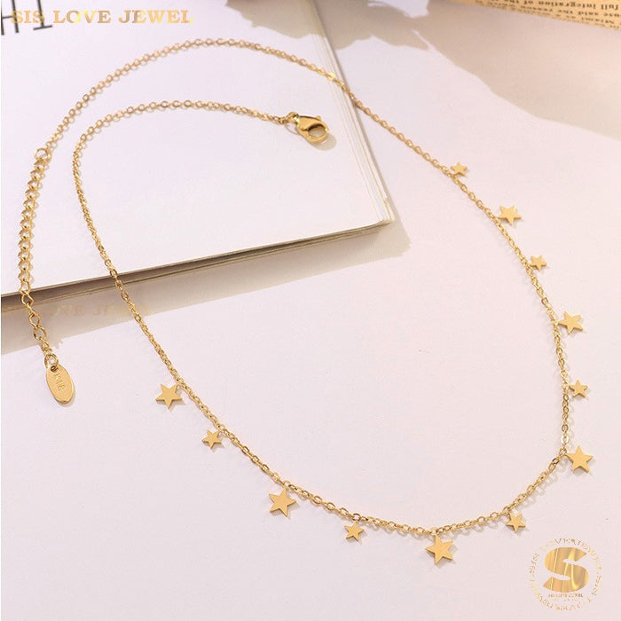 Star Tag Necklace N013