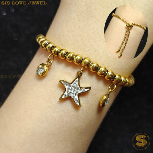 Star Adjustable Bracelet B078