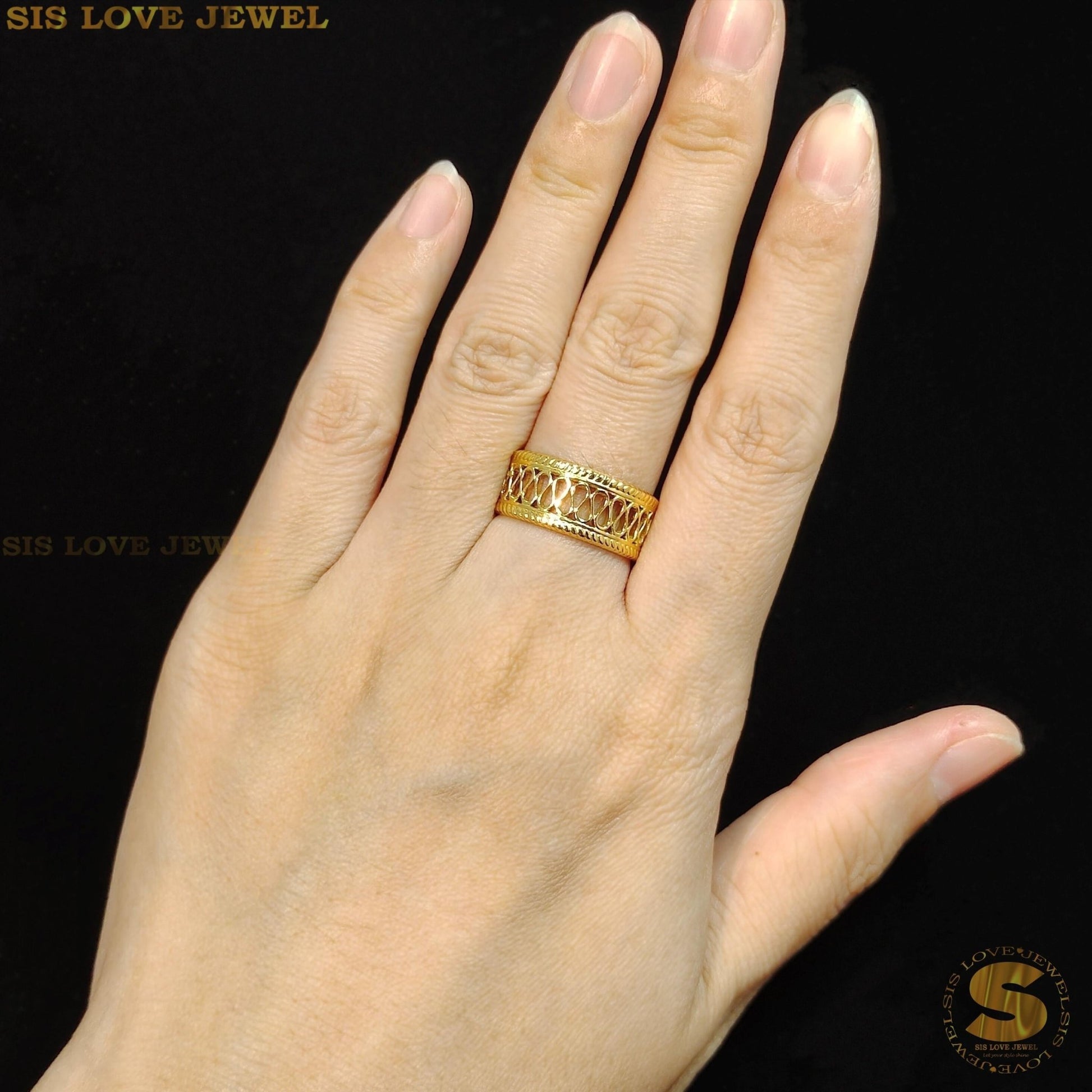 Ornate Whisper Adjustable Ring R085