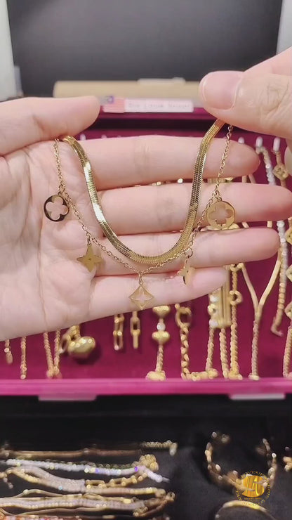 Double-Layer Snake Bracelet B224