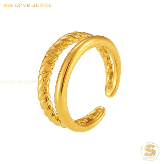 Radiant Touch Duo Adjustable Ring R130