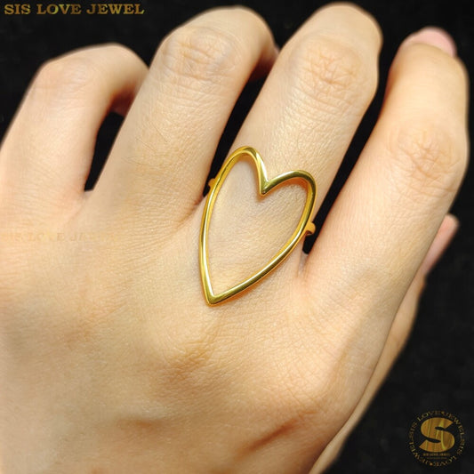 Heart Adjustable Ring R038