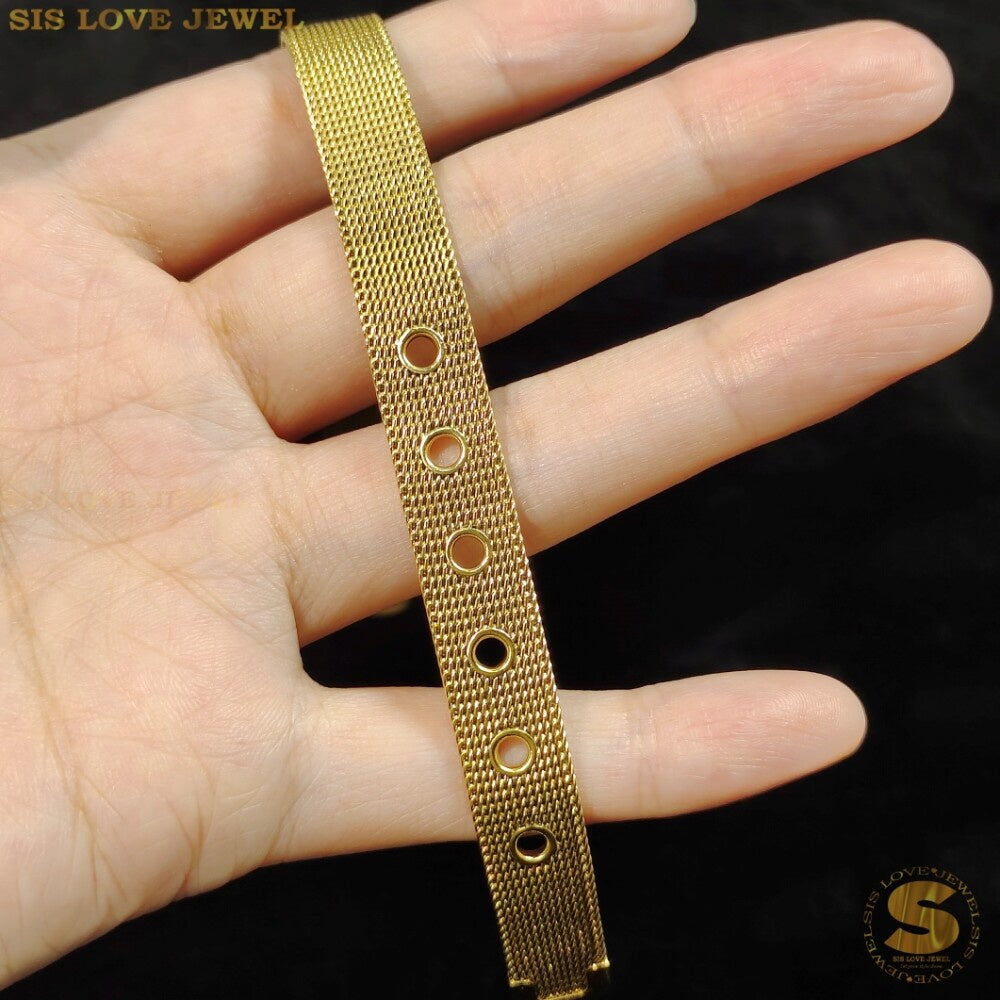 Roman Watch Band Bracelet Gold/Rose-Gold B111