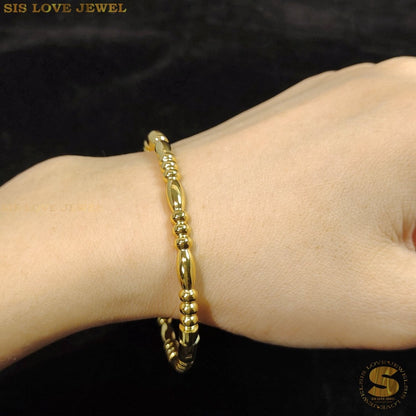 Minimalist Oval Bangle H095