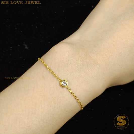 Zircon Minimalist Bracelet B004