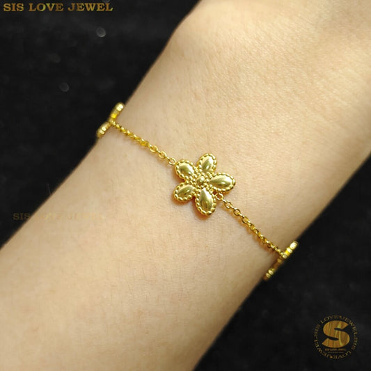 Flower Minimalist Bracelet B076