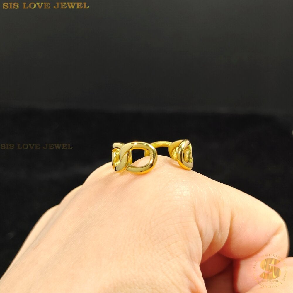 Cuban Adjustable Ring R039