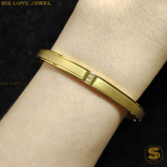 Zirconia Oval Bangle H051