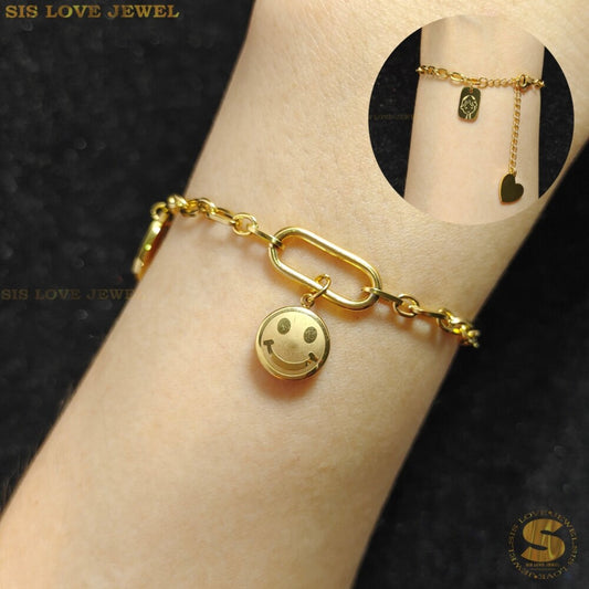 Smile Tag Bracelet B096