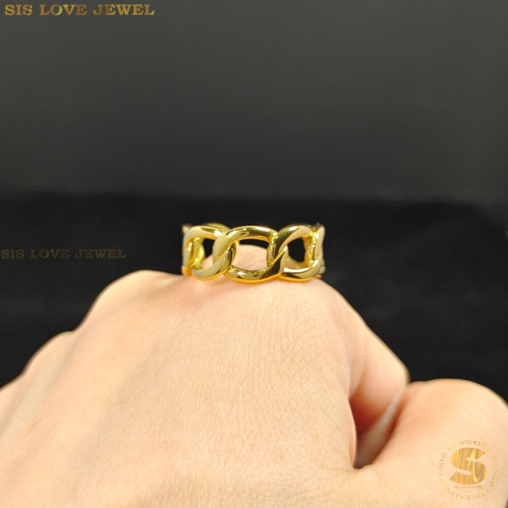 Cuban Adjustable Ring R039